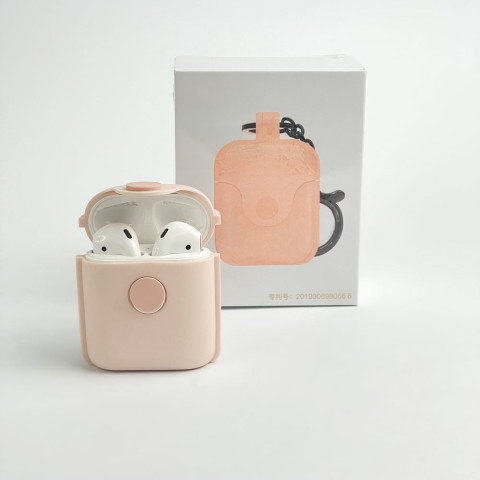 Чохол для AirPods 1/2 BAG Pink sand